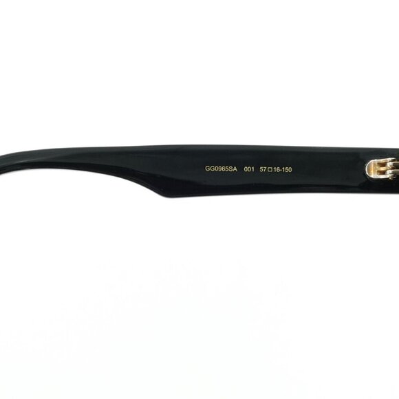 Gucci GG0965 Square Sunglasses Black Gray OS - Picture 8 of 15